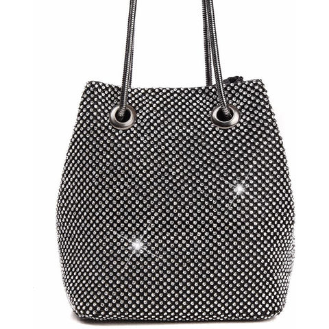 Diamond Bucket-Bag Black