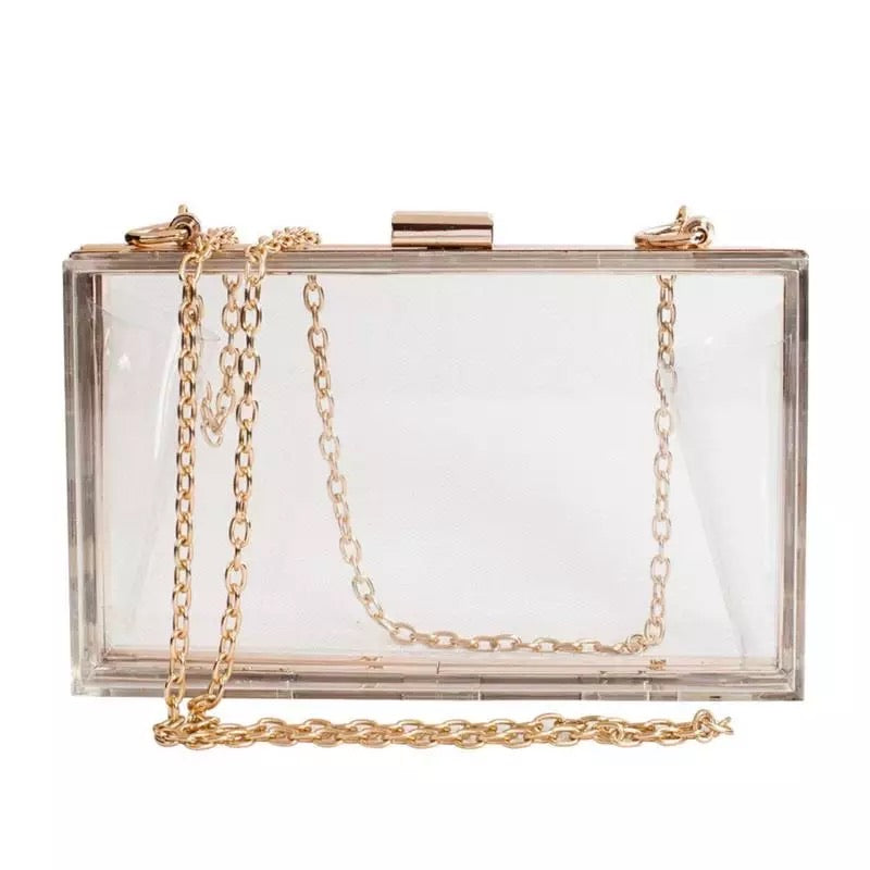 Clear Clutch Bag