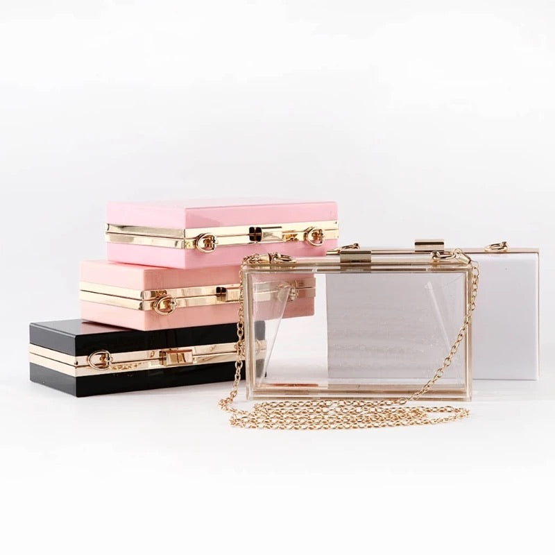 Clear Clutch Bag